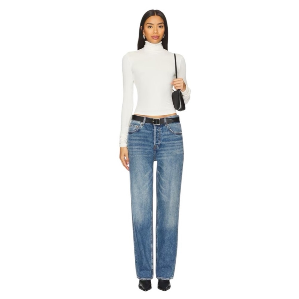 GRLFRND Bella Low Rise Boyfriend in Gramercy Park size 23